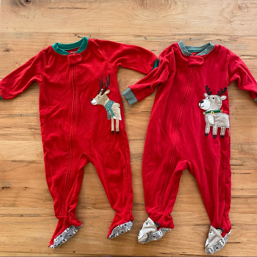 Two Carter’s Holiday/Winter Sleepers